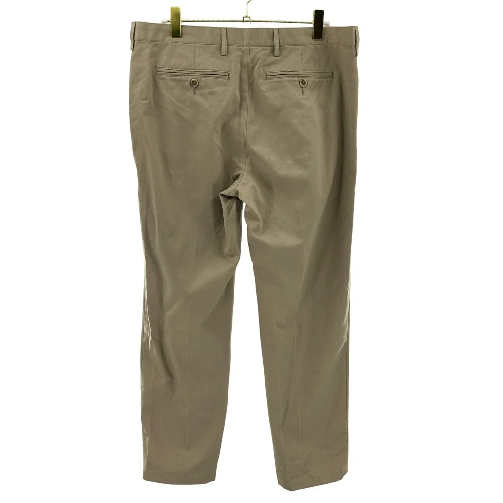 Lands End Mens Tailored Fit Chino Pants Khaki Brown 38x30‎